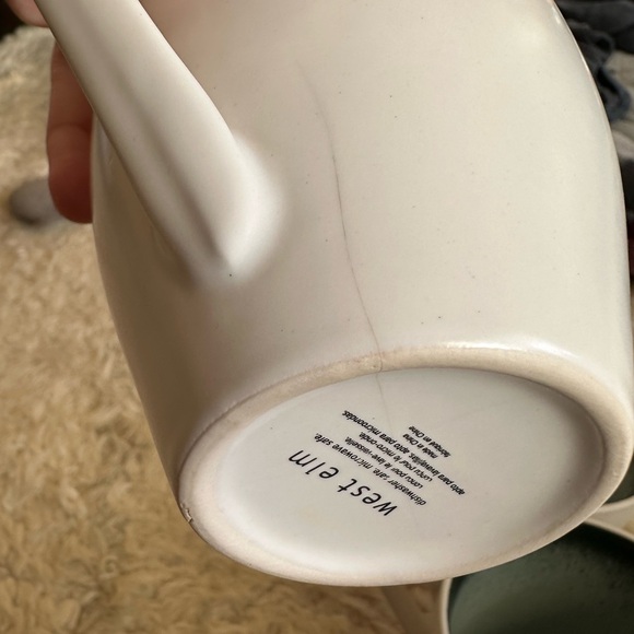 West Elm Organic Shaped Glazed Dinnerware Collection- set of 4 mugs - Picture 12 of 12